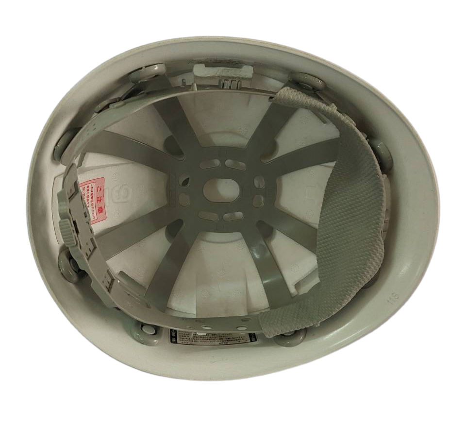 หมวกนิรภัย TANIZAWA รุ่น STP18W สีขาวมีเม็ดดุมเนื้อไฟเบอร์100% - Image 3